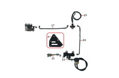 REGAL RAPTOR DD-250E-9 Arka Fren Montaj Braketi