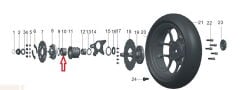 REGAL RAPTOR Pılder 250 Arka Teker Bilyası