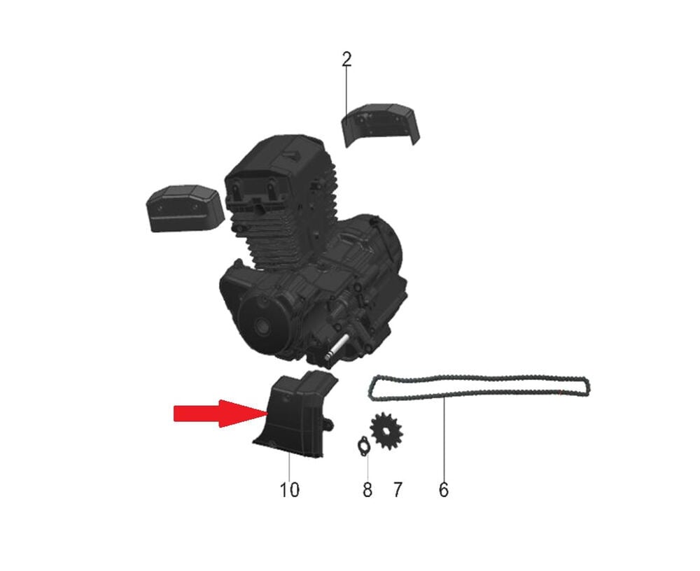 REGAL RAPTOR Pılder 250 Zincir kapağı
