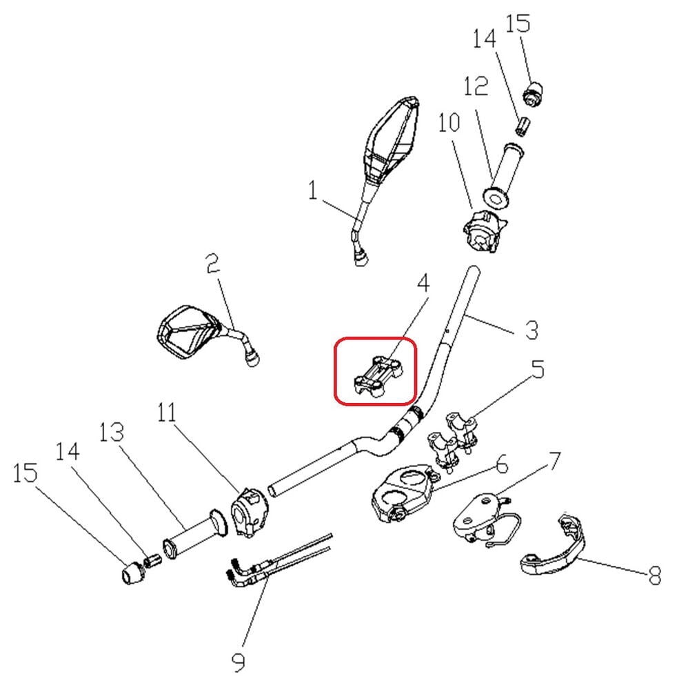REGAL RAPTOR Xsuv 250 Gidon Üst Bağlantı