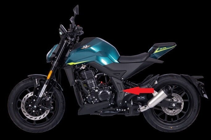 REGAL RAPTOR SPN 125 BRAKET ÜST DEPOR KAPAK SOL