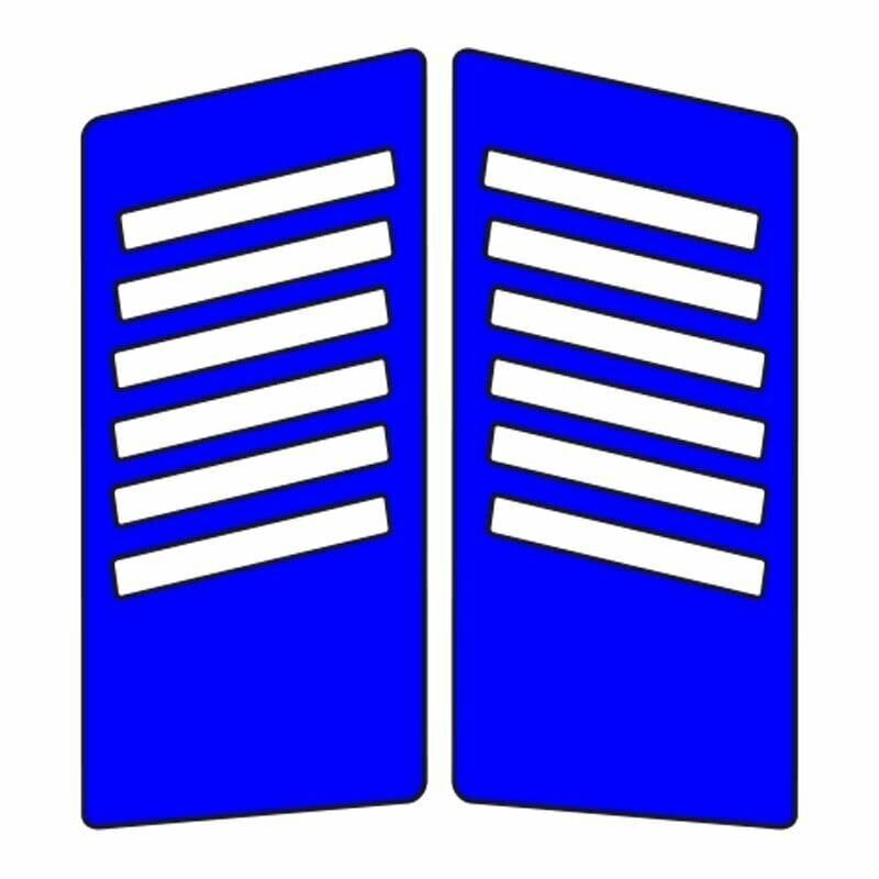 CG MAVİ YAN KAPAK STİCKER