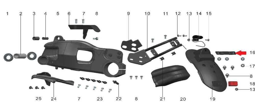 REGAL RAPTOR Pılder 250 Plaka Demiri