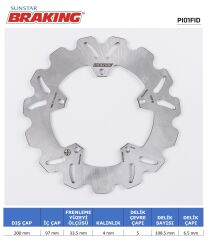 VESPA PRIMAVERA 150 VESPA LX / ET / PX  DALGALI ÖN FREN DİSKİ