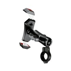 Nukrotech MLS-54 Mafsallı Gidon Bağlantılı Motosiklet Telefon Tutucu