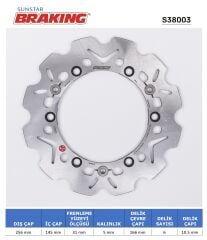 Honda SH 300 I HONDA FORZA 300 / SH 300 / SILVERWING 400-600 DALGALI ÖN FREN DİSKİ