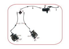REGAL RAPTOR DD-250E-9 Ön Fren Merkez Alt Üst Komple