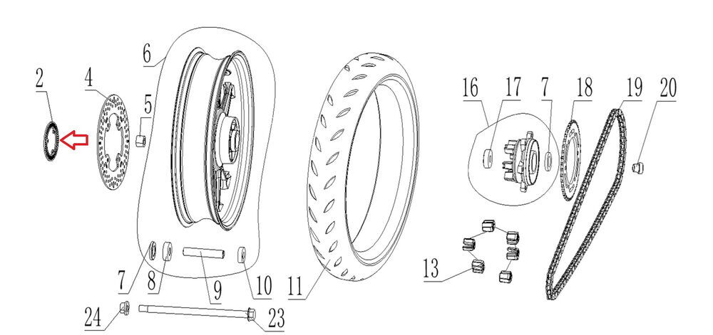REGAL RAPTOR SPN 125 Abs Okuyucu Sacı