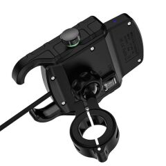 Nukrotech SF PLUS Wireless Şarjlı ve TYPE C Motosiklet Telefon Tutucu