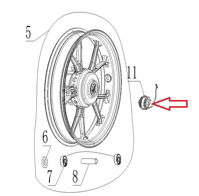 REGAL RAPTOR SPN 125 Kilometre Okuyucusu