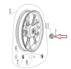 REGAL RAPTOR SPN 125 Kilometre Okuyucusu