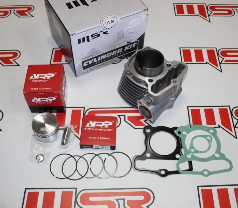 HONDA DIO 110 SİLİNDİR KİT MODİFİYE 51 MM ARP PİSTON-SEGMAN