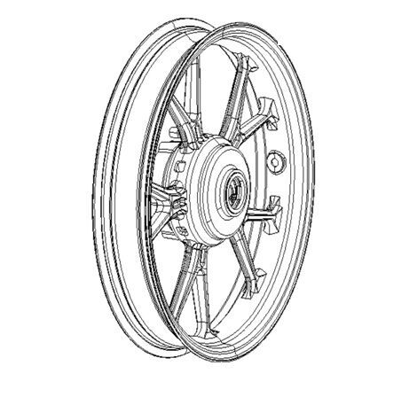 REGAL RAPTOR SPN 125 Ön Jant
