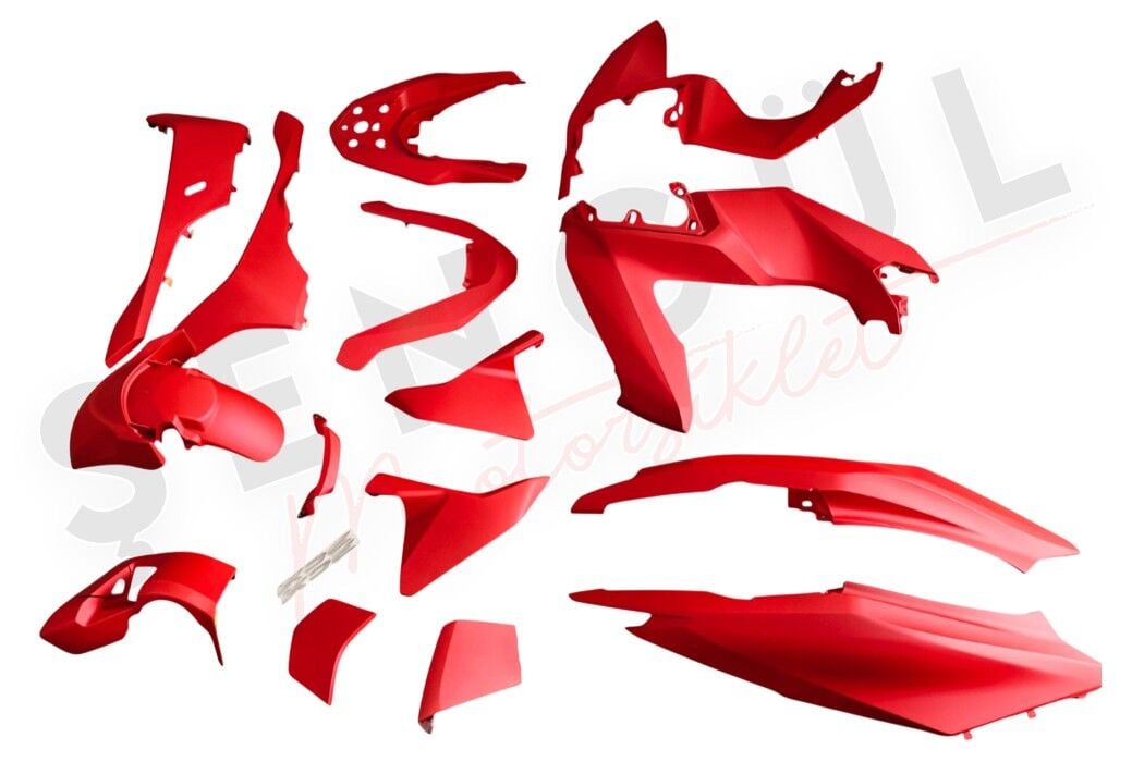 HONDA PCX125 DLX KAPORTA SETİ KIRMIZI 2025 ( DELUX )