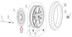 REGAL RAPTOR SPN 125 Ön Disk Absli