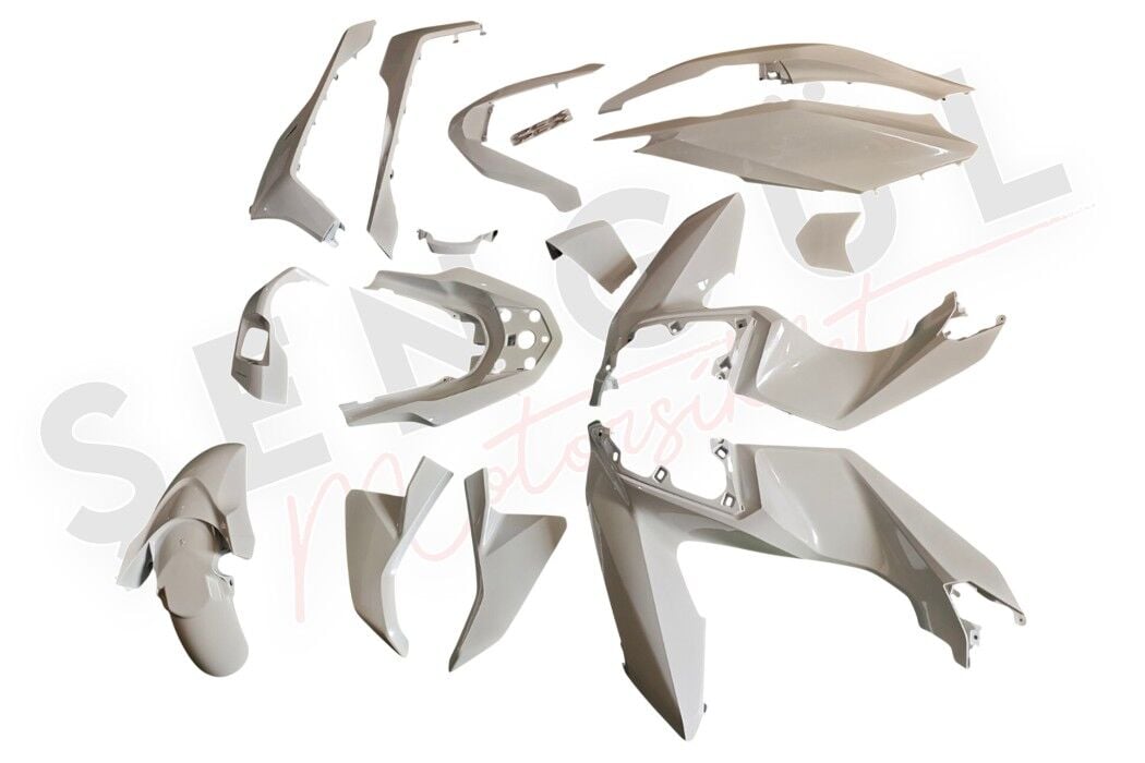 HONDA PCX125 DLX KAPORTA SETİ BEYAZ 2025 ( DELUX )