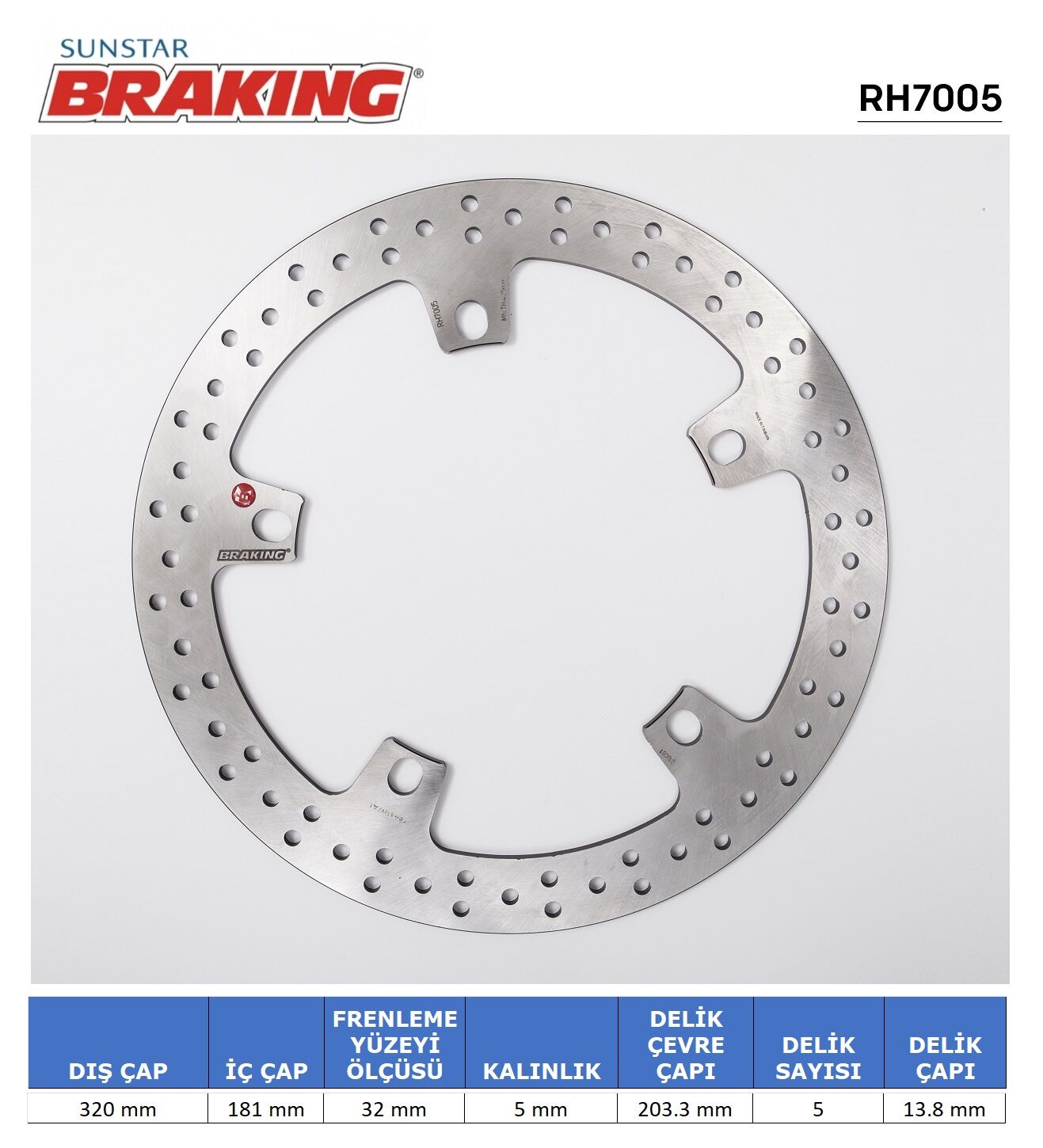 BMW S 1000 R BMW S 1000 R / RR / XR YUVARLAK ÖN FREN DİSKİ