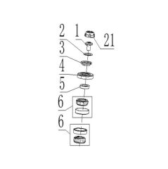 REGAL RAPTOR SPN 125 Furş Takımı