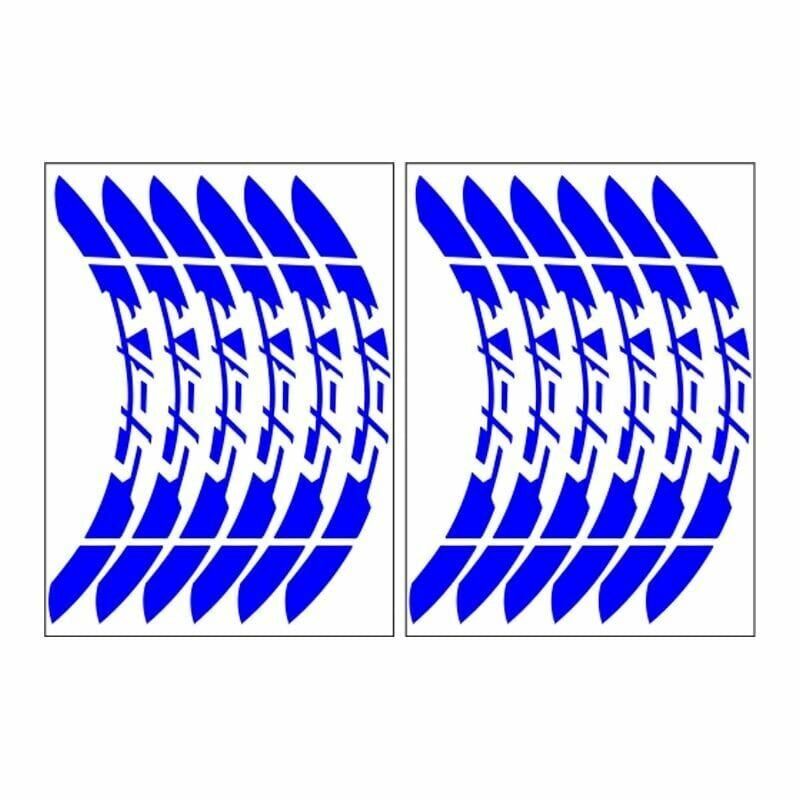 REFLEKTÖR MAVİ YAMAHA YBR UYUMLU BÜYÜK 1 SET JANT ŞERİDİ