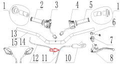 REGAL RAPTOR SPN 125 Debriyaj Teli