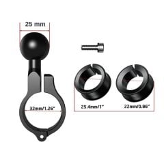 25mm Toplu Alüminyum Gidon Bağlantı Aparatı