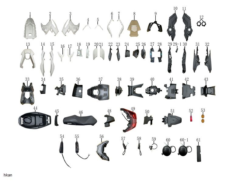 KM ALT PLASTİK ( X WAY 125 )