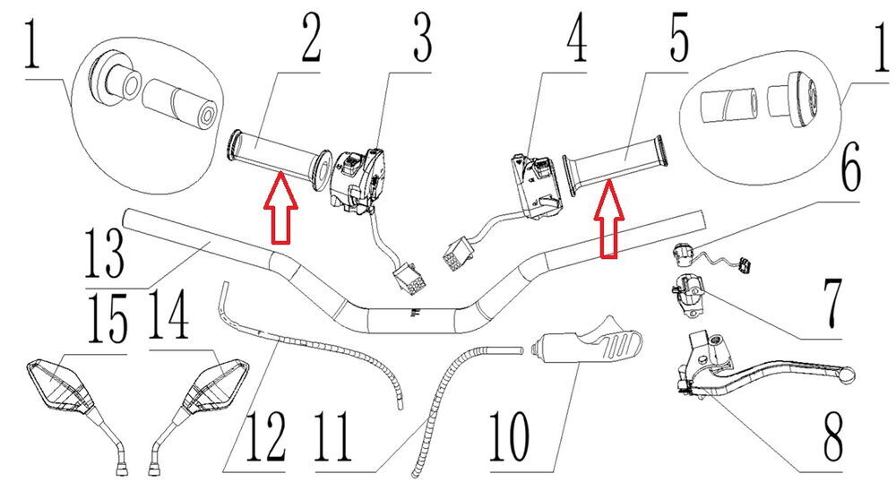 REGAL RAPTOR SPN 125 Gaz Borusu Set