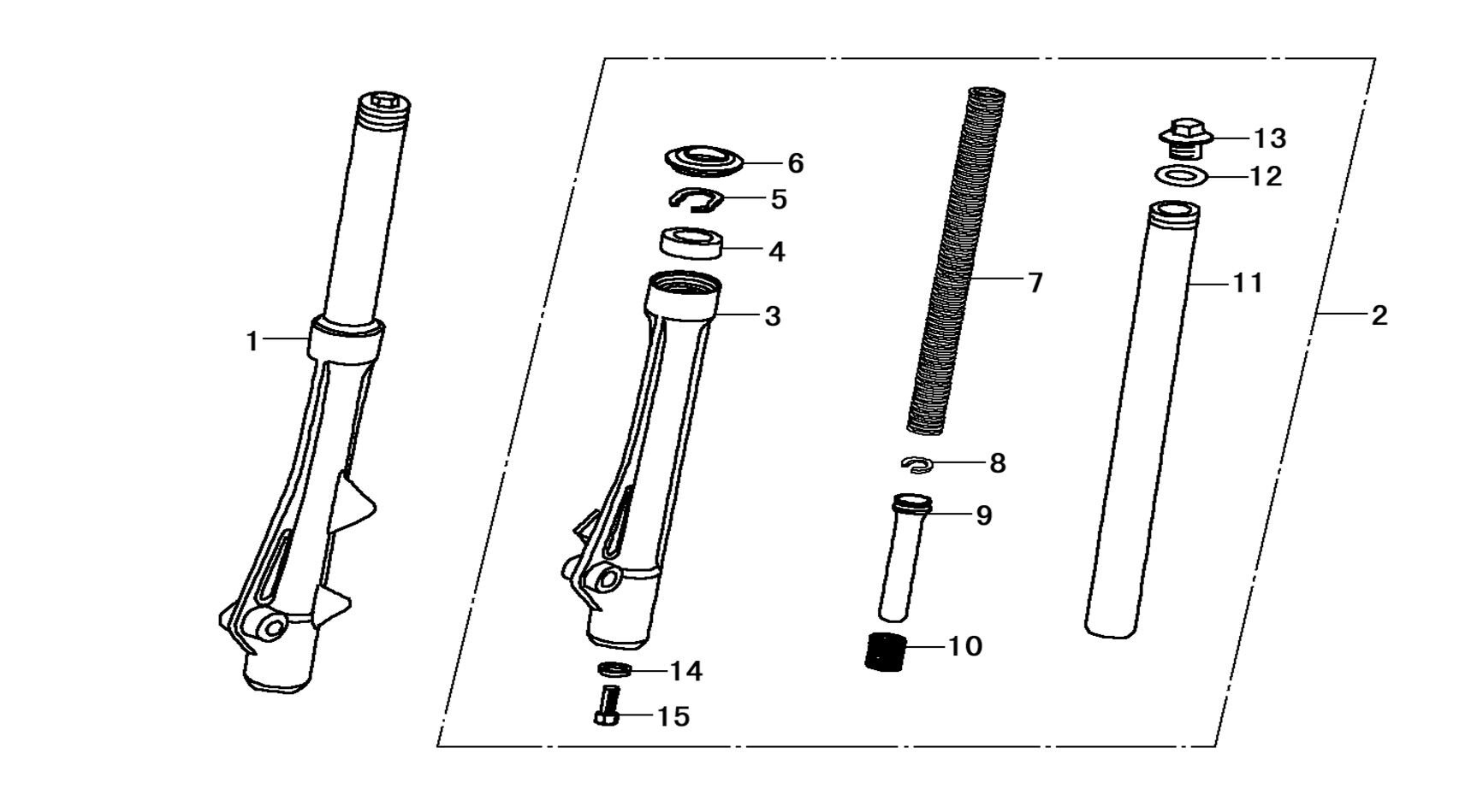 YUKİ GUSTO ÖN AMORTİSÖR SAĞ