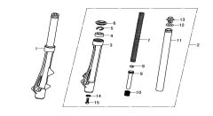 YUKİ GUSTO ÖN AMORTİSÖR SOL