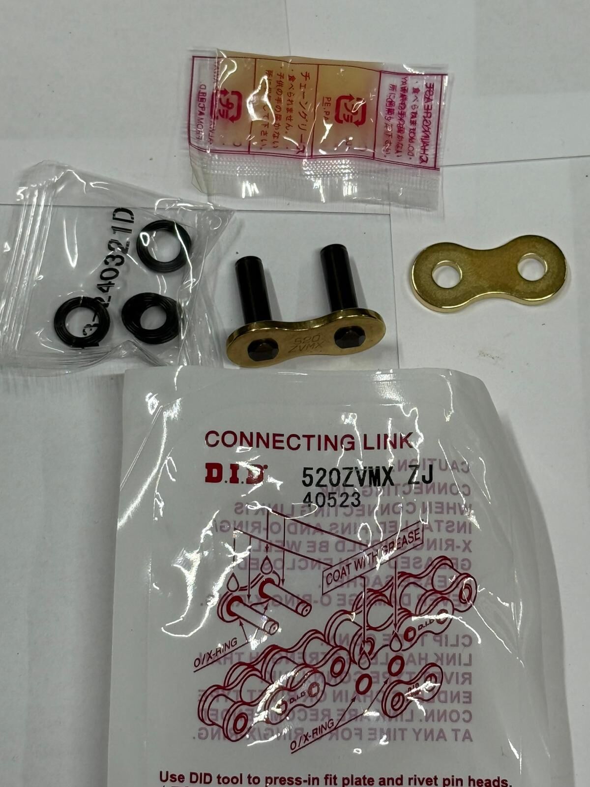 GAS GAS EC 4T 250 DID-520ZVM-X (GOLD) Z J BİRLEŞTİRİCİ BAKLA