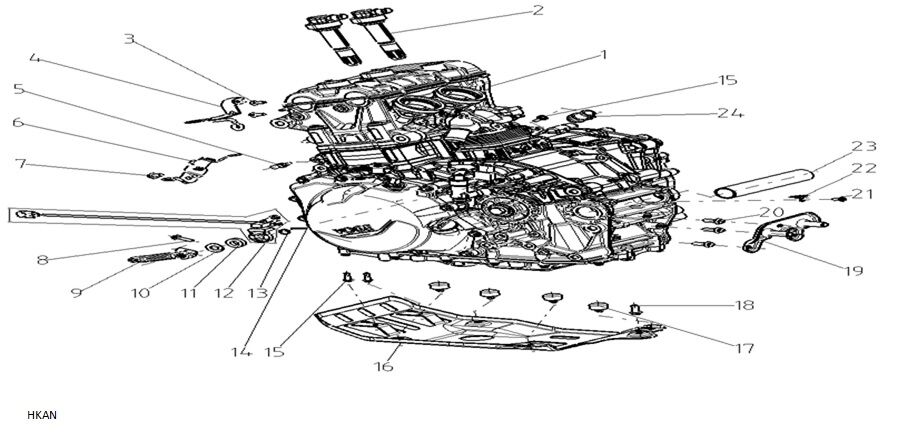 VOGE 900DSX MOTOR ALT KORUMA PLS