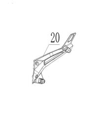 REGAL RAPTOR SPN 125 Basamak Braketi Sol
