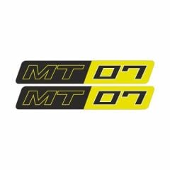 YAMHA MT07 UYUMLU SARI 15X2 CM DAMLA STİCKER
