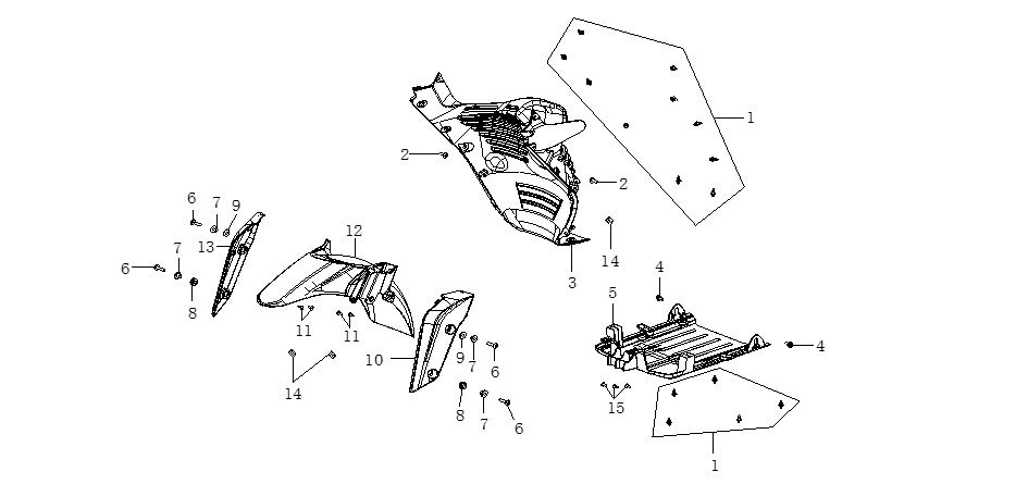 VOGE SR1 125 ÖN ÇAMURLUK SOL PLS