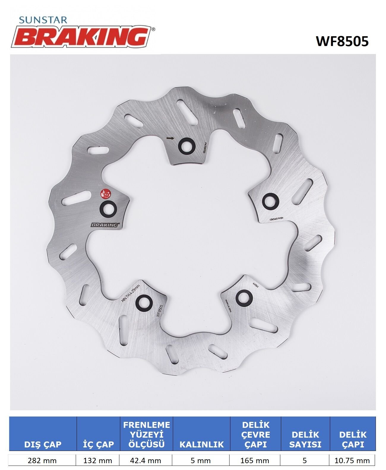 Yamaha T-MAX 560 YAMAHA T-MAX DALGALI ARKA FREN DİSKİ