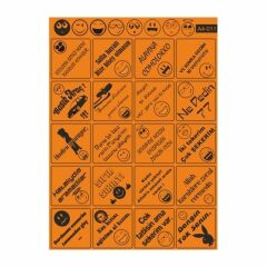 A4 STİCKER 011 TEK PAKET ÇOKLU STİCKER