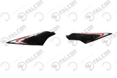 ARKA KARENAJ ALT PARÇA SAĞ SOL SİYAH TAKIM-POWER 2000 Falcon