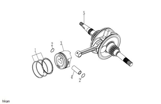 YUKİ GELATO 125 PİSTON PİMİ