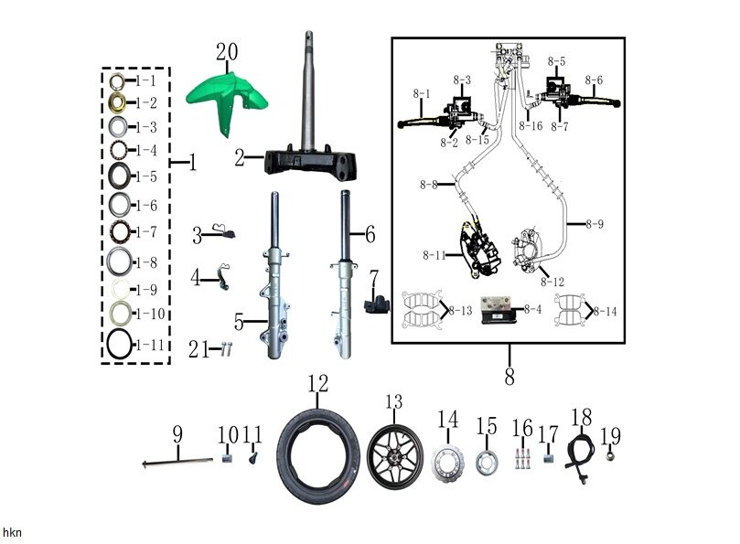 ÖN LASTİK ( X WAY 125 )