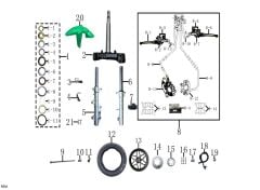 ÖN LASTİK ( X WAY 125 )