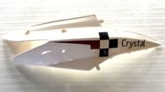 RMG MOTO GUSTO CRYSTAL SELE YAN KAPAK SAG BEYAZ