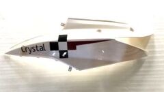 CRYSTAL.SELE YAN KAPAK SOL BEYAZ