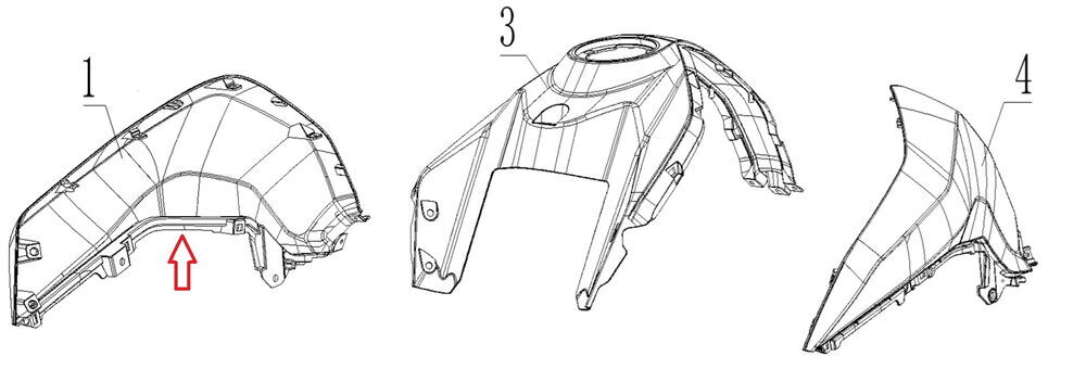 REGAL RAPTOR SPN 125 Depo Grenajı Sol Siyah