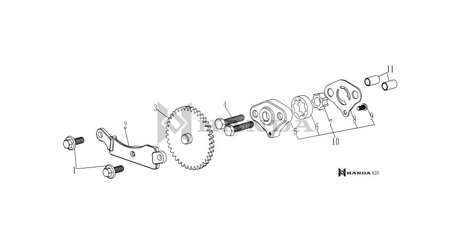YUKİ ACTİVE 125 YAĞ POMPASI