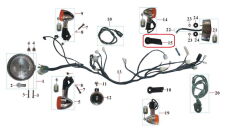 REGAL RAPTOR DD-250E-9 Arka Sinyal Braketi Sağ