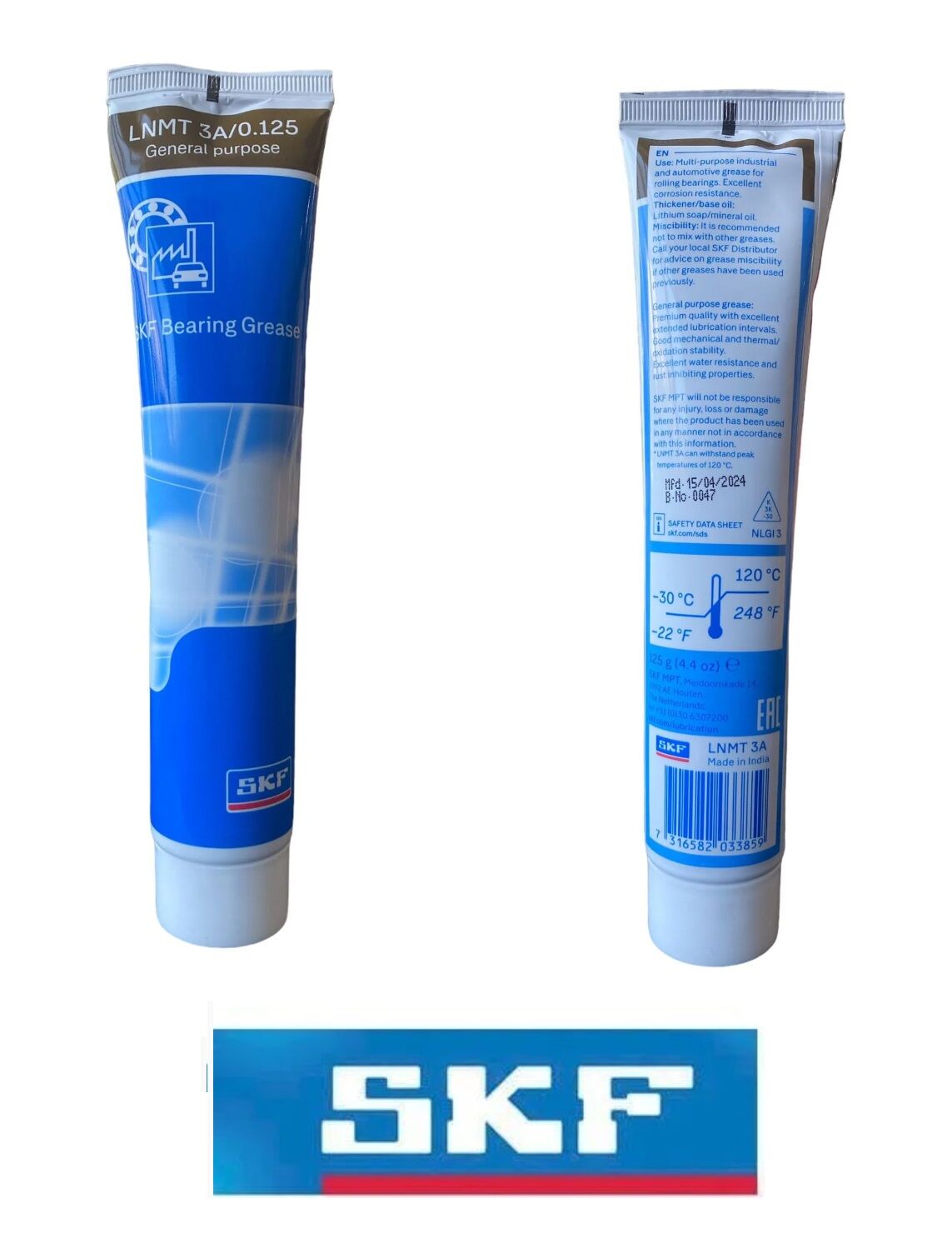 KTM EXC F 450 SKF RULMAN GRESİ (125 GR- TÜP GRES)