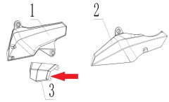 REGAL RAPTOR SPN 125 Alt Sakal Birleştirme Orta Grenaj