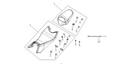 VOGE R125 SÜRÜCÜ KOLTUK