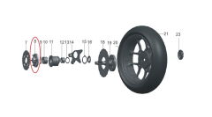 REGAL RAPTOR Pılder 250 Arka Arka Dişli Göbeği