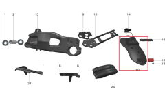 REGAL RAPTOR Pılder 250 Arka Çamurluk